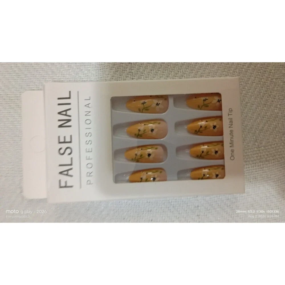 Bulk Set All Different Size Press On Nails with Glue And  Mini Files . NEW!
